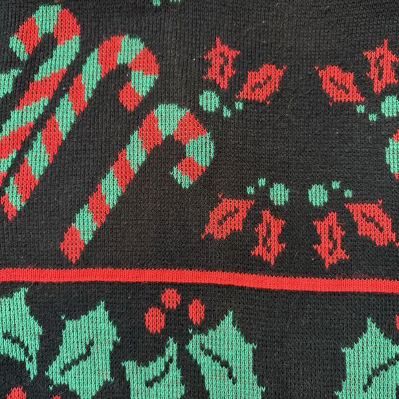 VTG Cabin Creek 90s Christmas Sweater Size Med Grannycore Cabincore - Picture 4 of 8